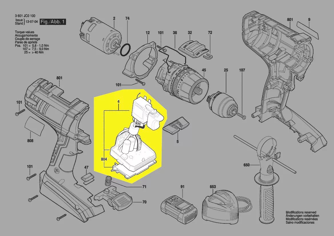 Module électronique réf. 1 607 233 511 Bosch